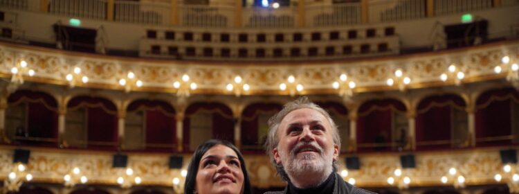 Fabrizio Ferracane e Lina Siciliano